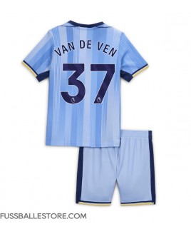 Günstige Tottenham Hotspur Micky van de Ven #37 Auswärts Trikotsatzt Kinder 2024-25 Kurzarm (+ Kurze Hosen)